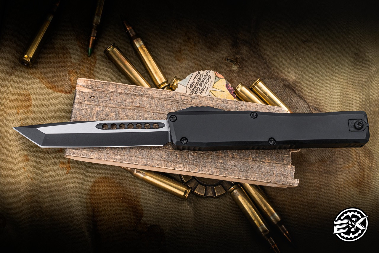 Heretic Knives NYX OTF Automatic Knife Black Aluminum 3.6