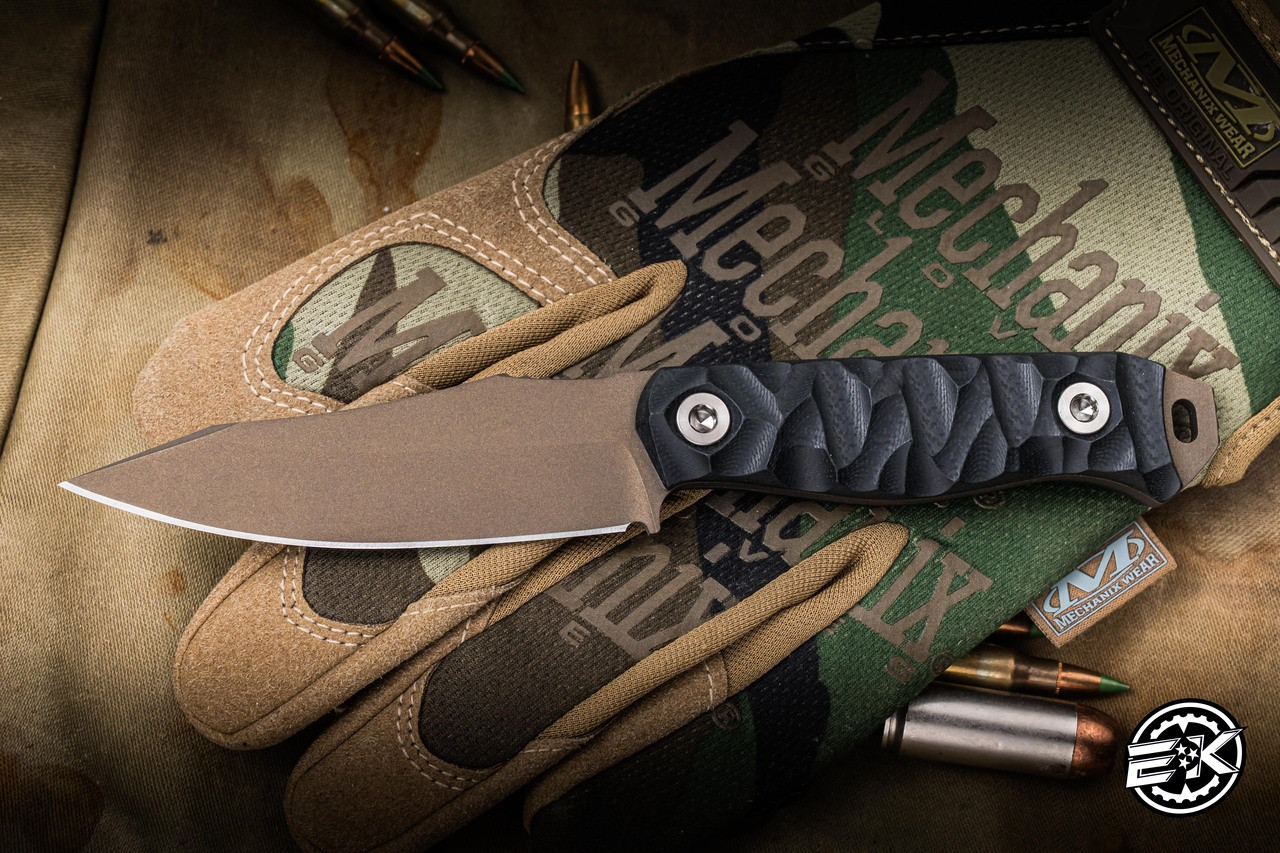 Half Face Blades Field Jr. Textured Black G10 3.5 Half Face Blades Field Jr. Textured Black G10 3.5