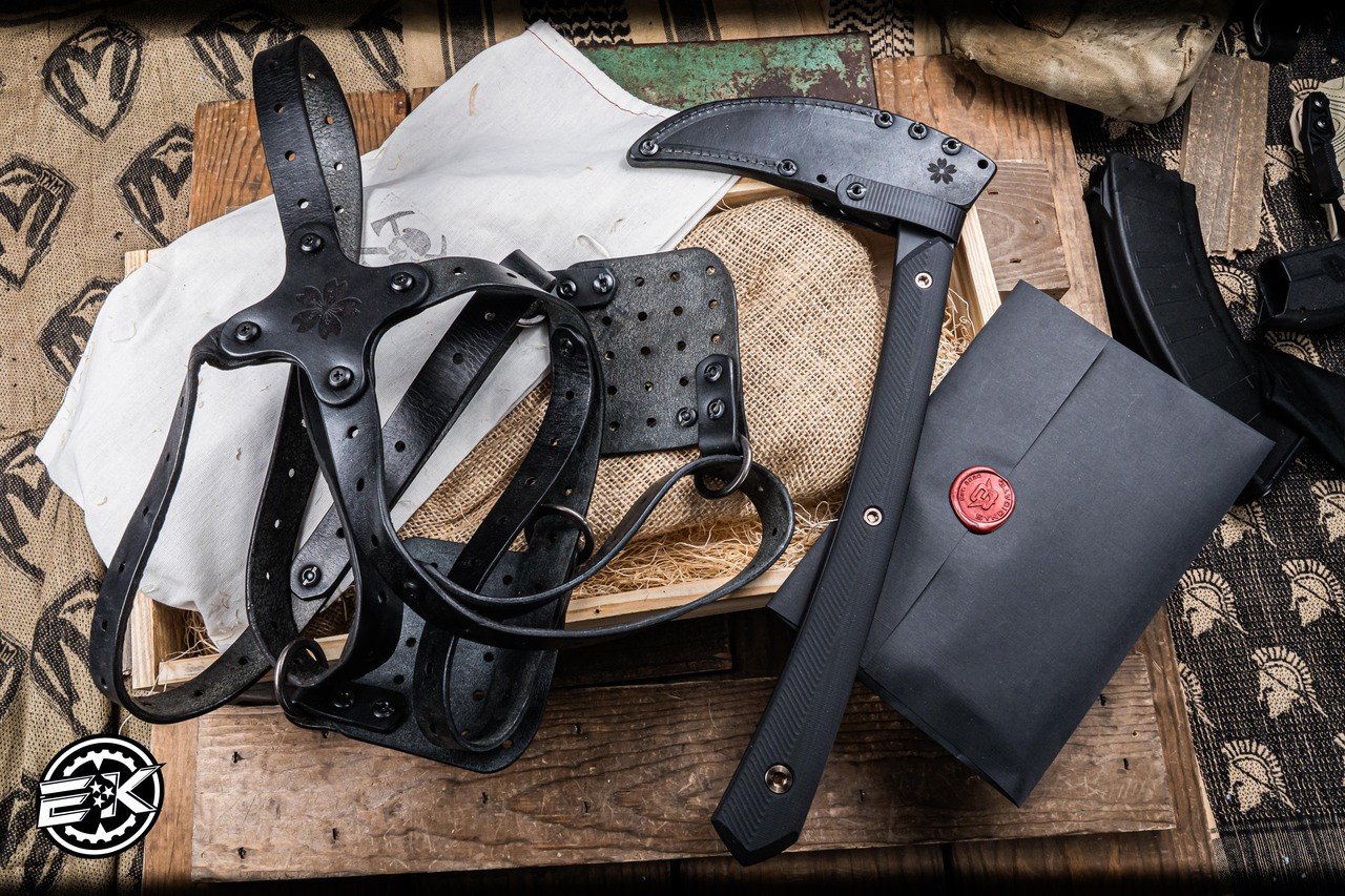 RMJ Tactical 3V Syndicate Senshi Scythe Black G10 15