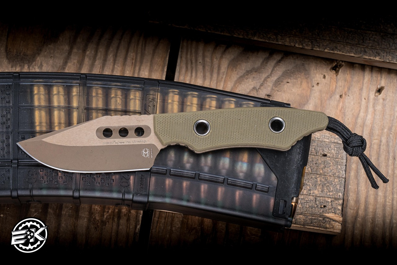 コタ Heretic Knives Kobold Fixed Blade OD Green G10 2.8