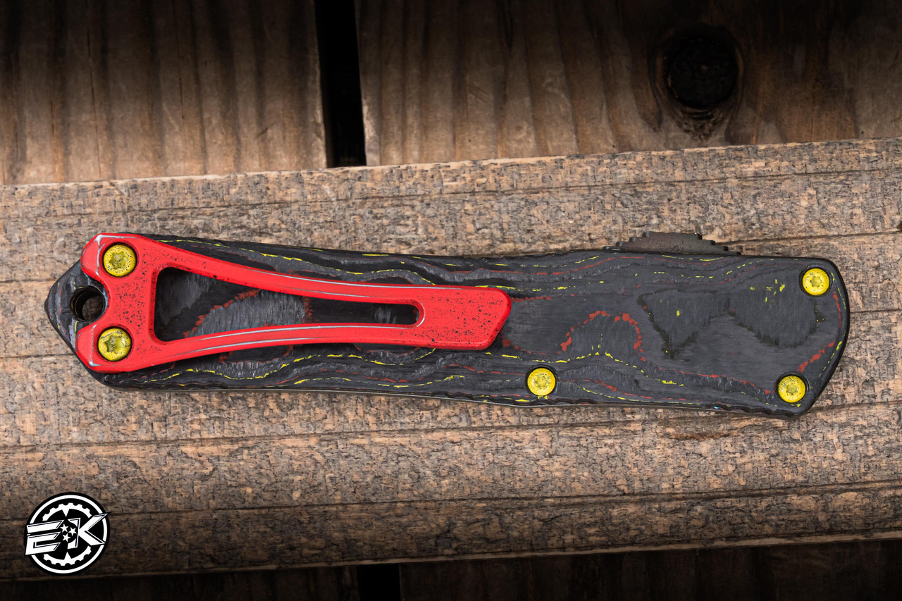 Heretic Knives Manticore S Bounty Hunter OTF Camo Carbon 2.6