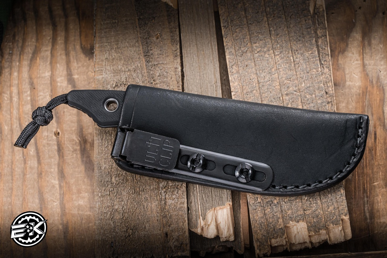 Heretic Knives Kobold Fixed Blade Black G10 2.8