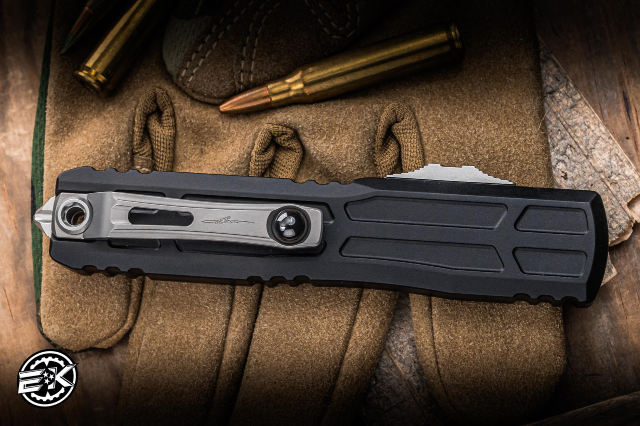 Microtech Ultratech EX-ZBP Interceptor OTF Aluminum 3.5