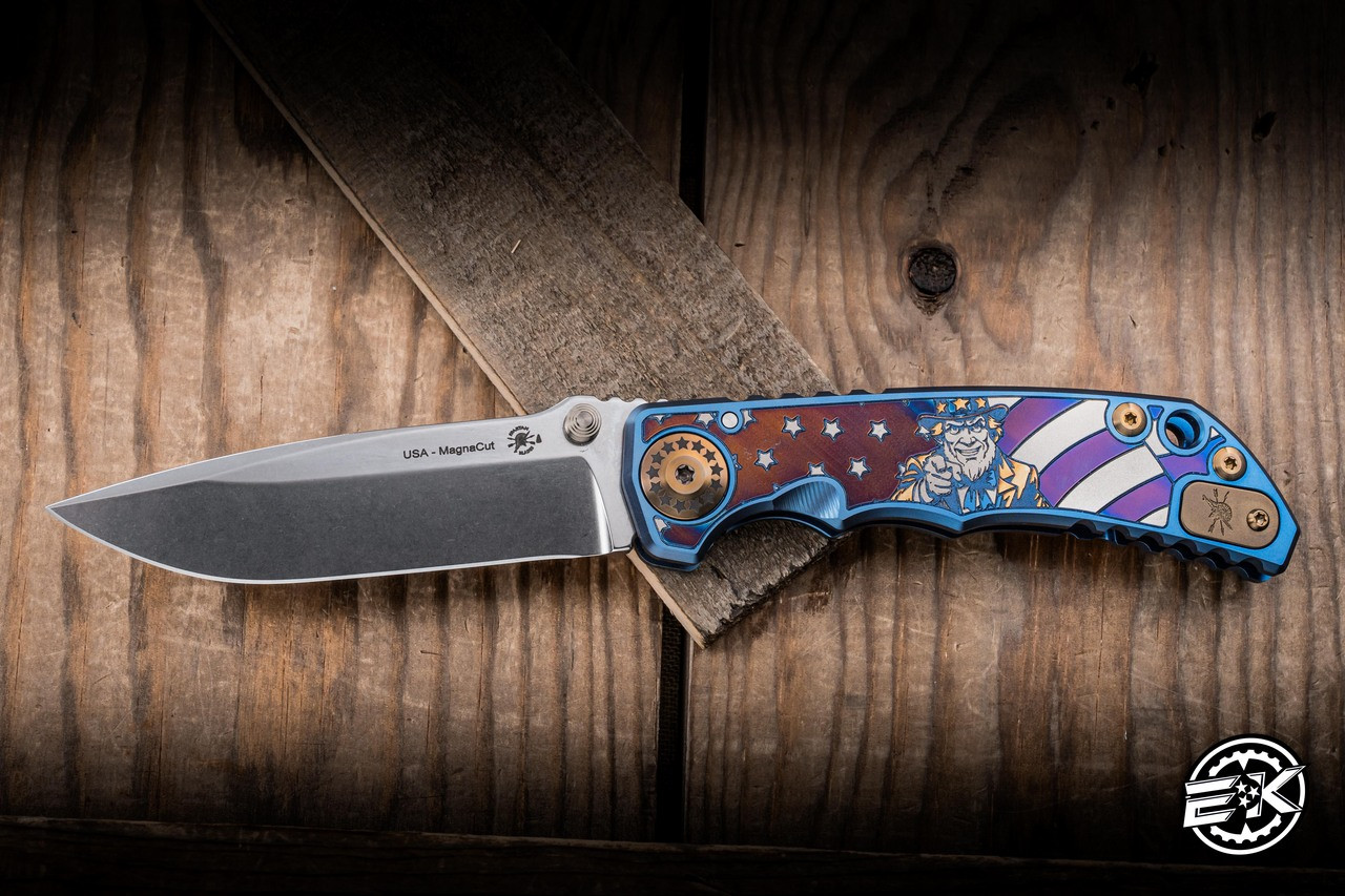 Spartan Blades SHF Harsey Uncle Sam Titanium 4