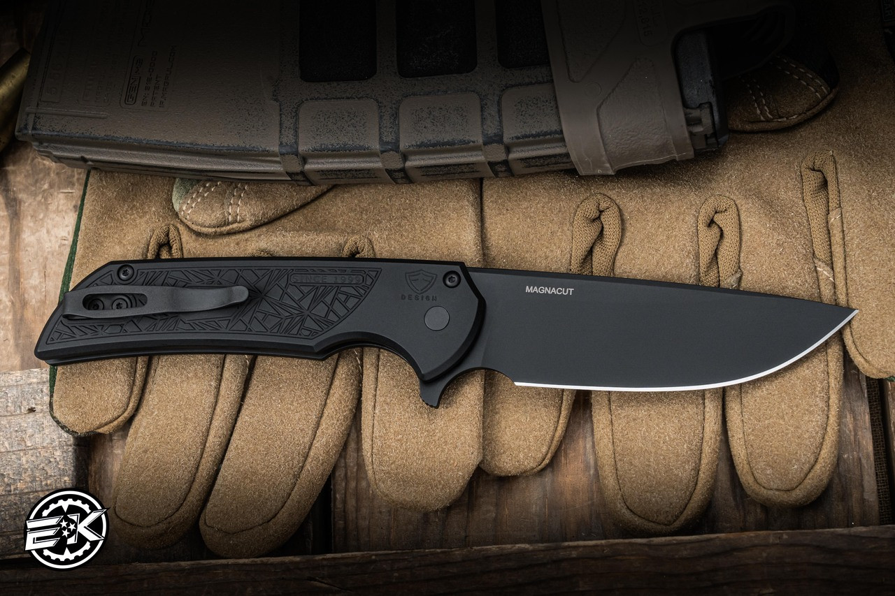 ProTech Mordax Manual Flipper Black Nexus Aluminum 3.5