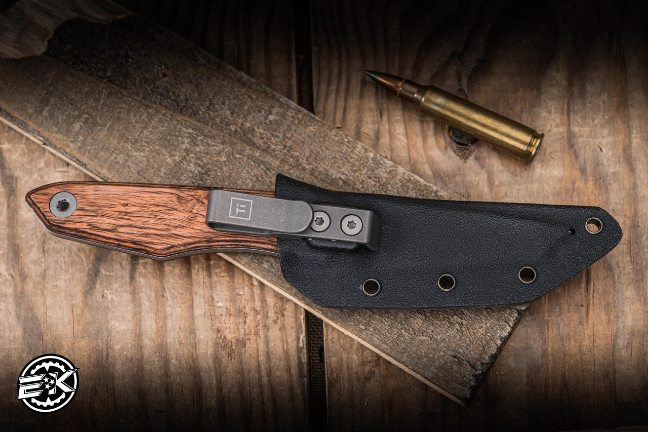 Big Idea Design USA Lookout Fixed Blade Knife DymaLux Walnut 2.2