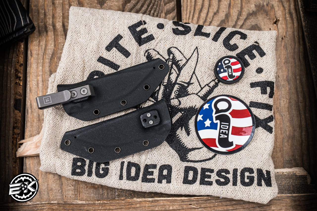 Big Idea Design USA Lookout Fixed Blade Knife DymaLux Walnut 2.2