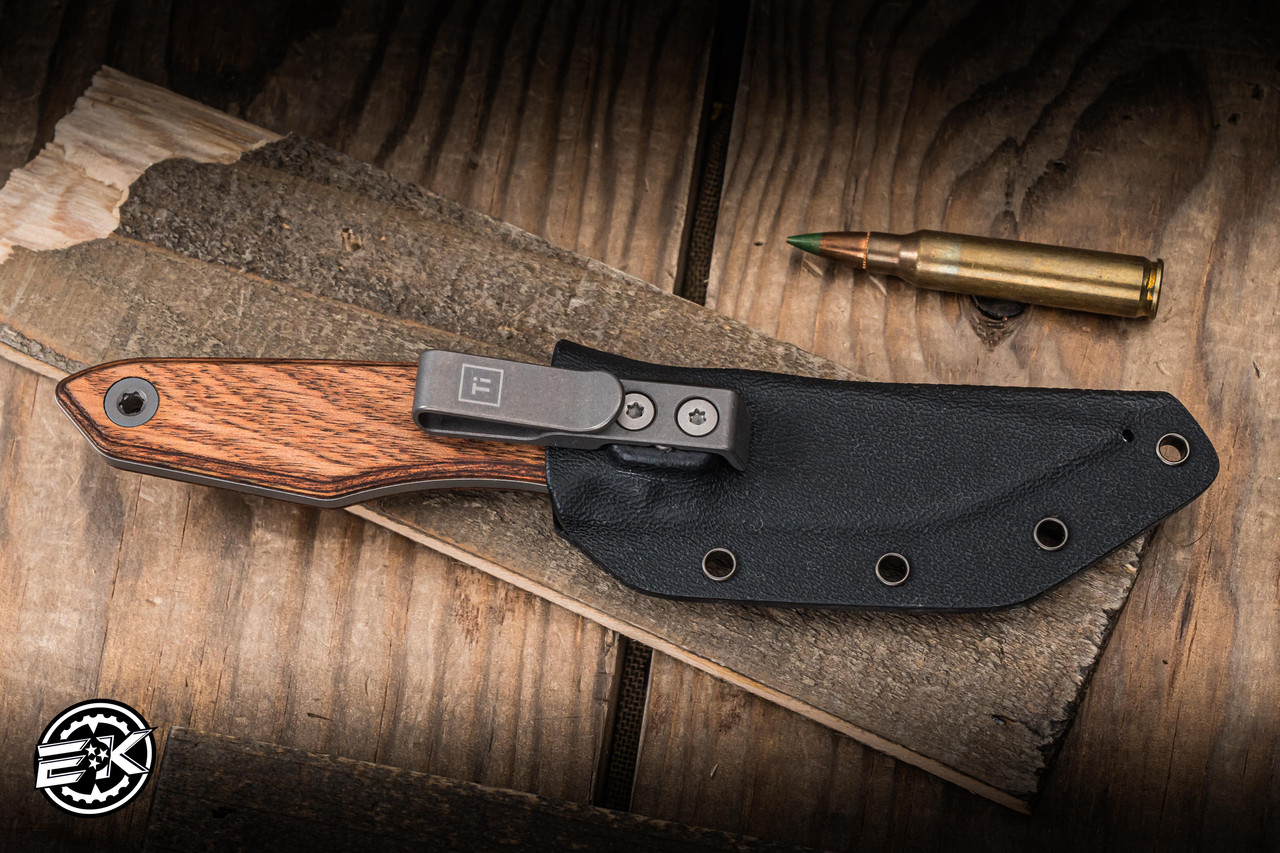 Big Idea Design USA Lookout Fixed Blade Knife DymaLux Walnut 2.2