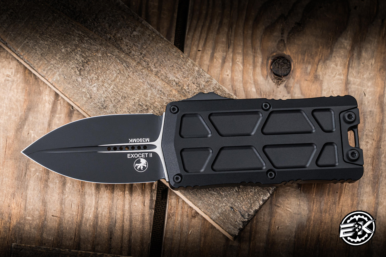 Microtech Exocet II OTF Money Clip Knife Aluminum 2.3