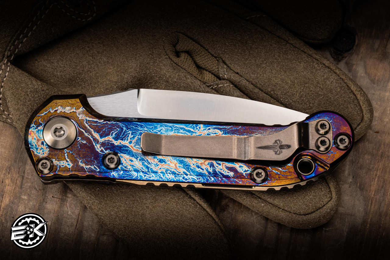 Microtech Marfione Custom LUDT Galactic Acid Titanium, Bronze