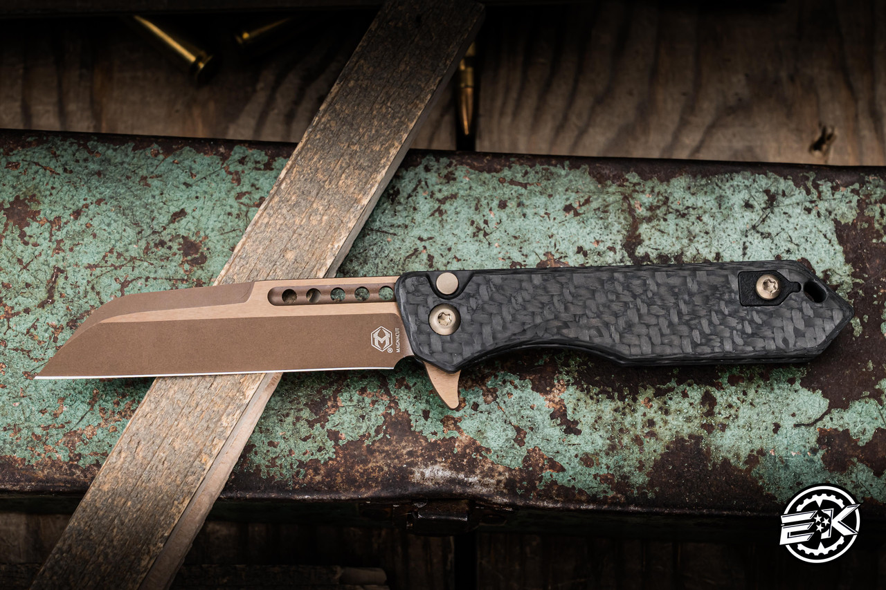♧ JITTERIN’JINN / here. rattler. here! Drop Date 5/26 @ 12PM EST* Heretic Knives Jinn Button Lock Flipper