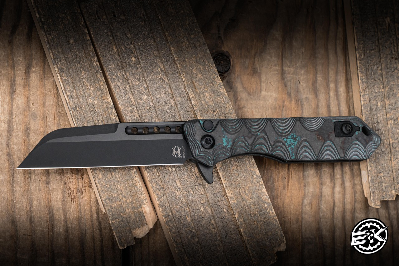 EKCLUSIVE* Heretic Knives Jinn Button Lock Manual Flipper Knife
