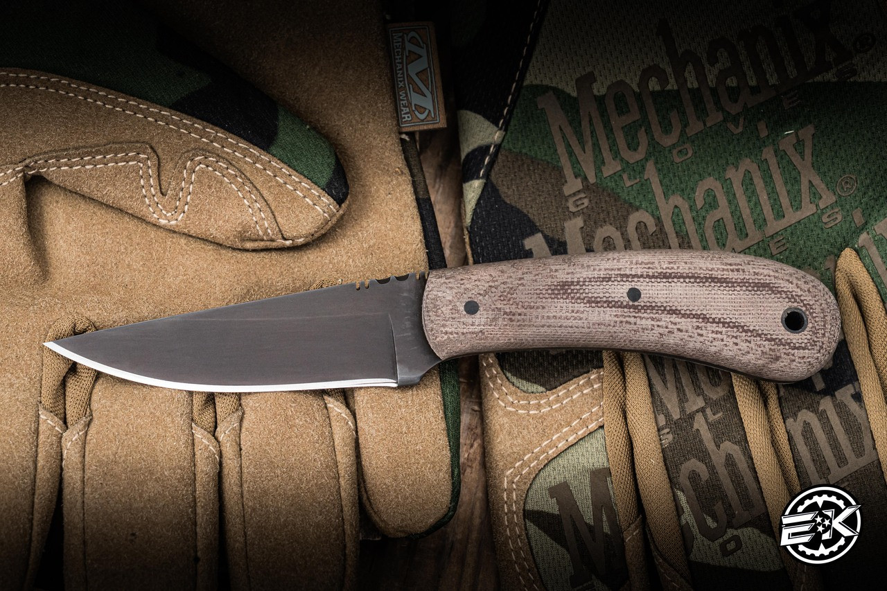 Preowned-Winkler Knives SD2 Fixed Blade Knife Brown Canvas