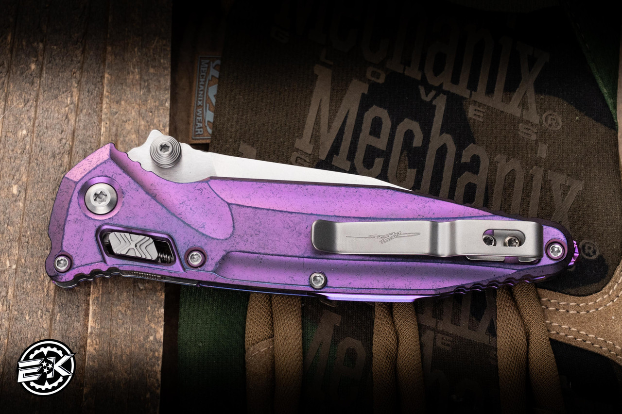 Microtech Marfione Select Socom Delta RAM-LOK Purple Haze Titanium
