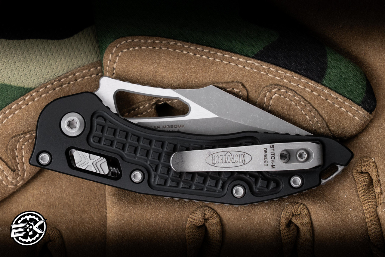 Microtech M-Stitch Ram-LOK Black Frag Aluminum 3