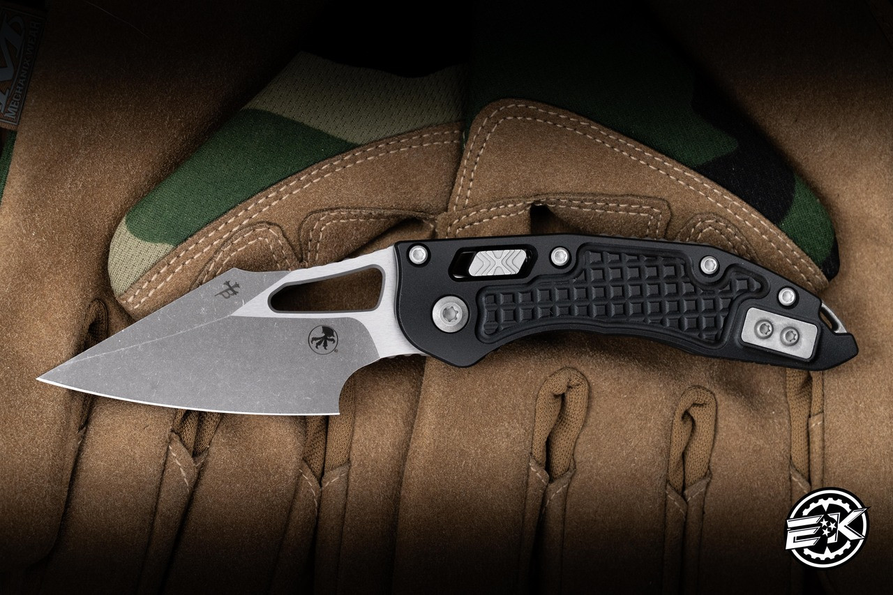 Microtech M-Stitch Ram-LOK Black Frag Aluminum 3