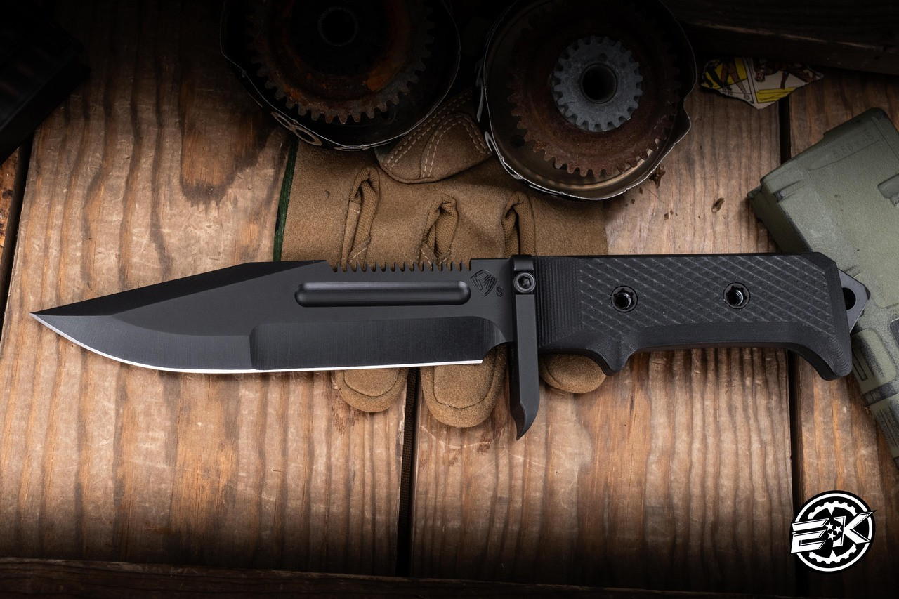 USMC ダブルフェイス Medford USMC Raider Fixed Blade Knife Black G10 6.5