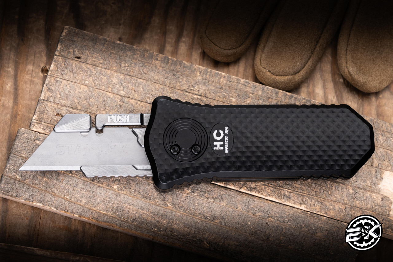 Hyper Knife 6 正規品ホログラムシールつき。 Hypercut Knives Oracle Utility Razor Crosshatch Milled Aluminum