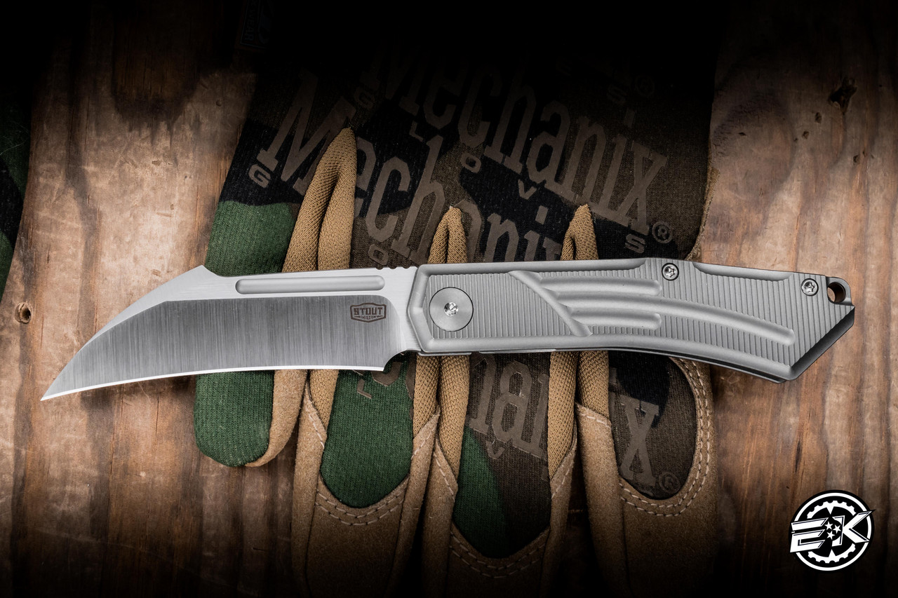 JB Stout チタン EDCプライバー＆栓抜き KYCKS限定 JB Stout Knife Tool Sparrow Titanium Tumbled 3.25