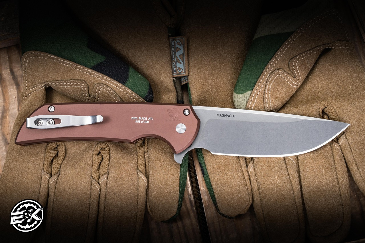 ProTech Mordax Manual Flipper Brown Aluminum 3.75