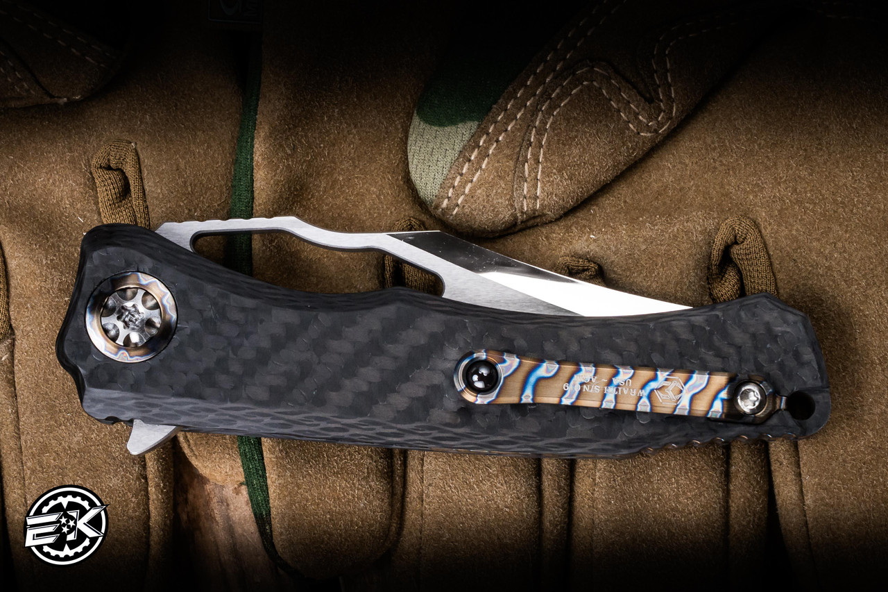 Heretic Knives Wraith V4 Manual Flipper Carbon Fiber 3.75
