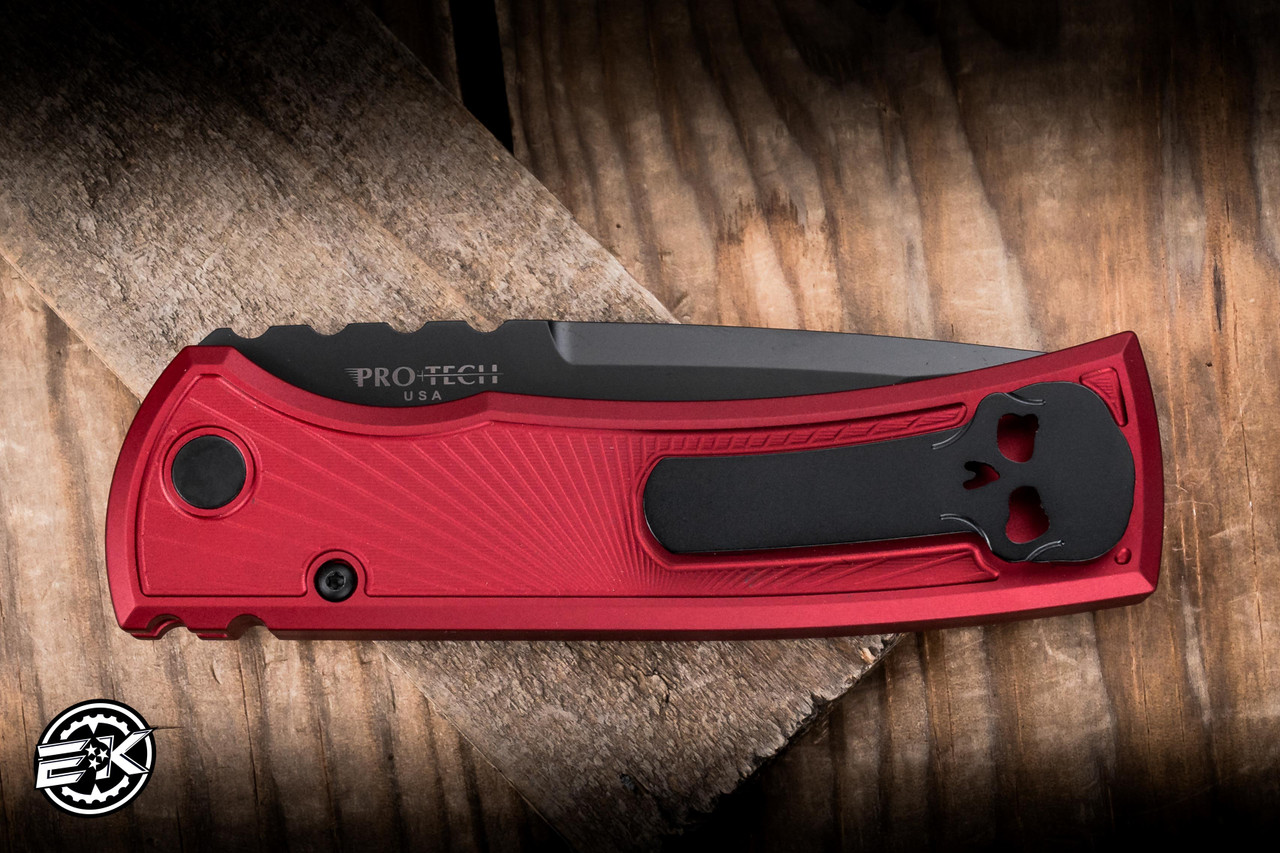 Chaves x Protech Redencion 229 Automatic Red Key Milled Aluminum
