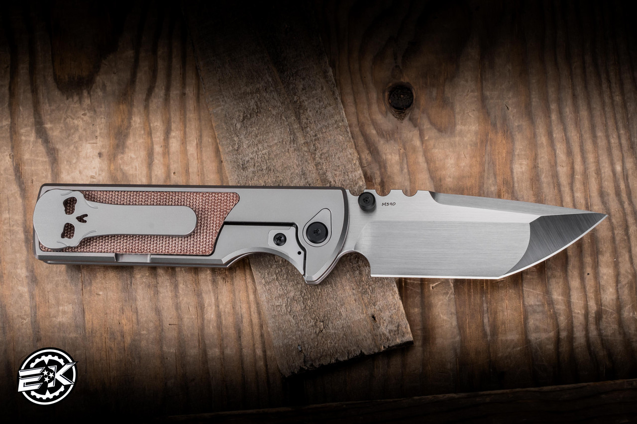 Chaves Knives Integral N.T.A.K. El Chicano ZirBlast Titanium
