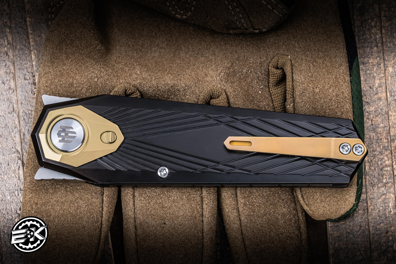 Remette RT-Infinite Power Folding Knife Black Titanium, Gold