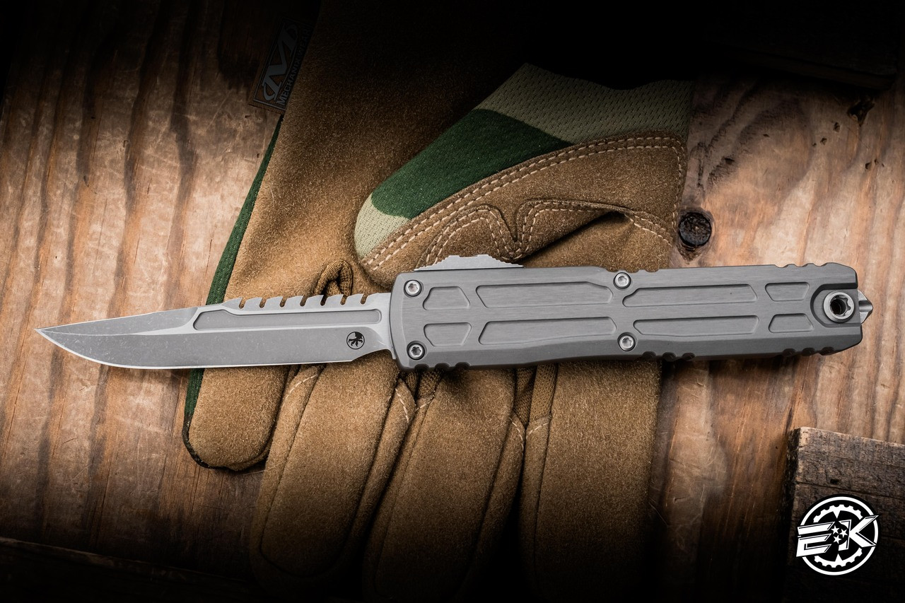 Microtech Ultratech EX-ZBP Interceptor OTF Natural Gray 3.5