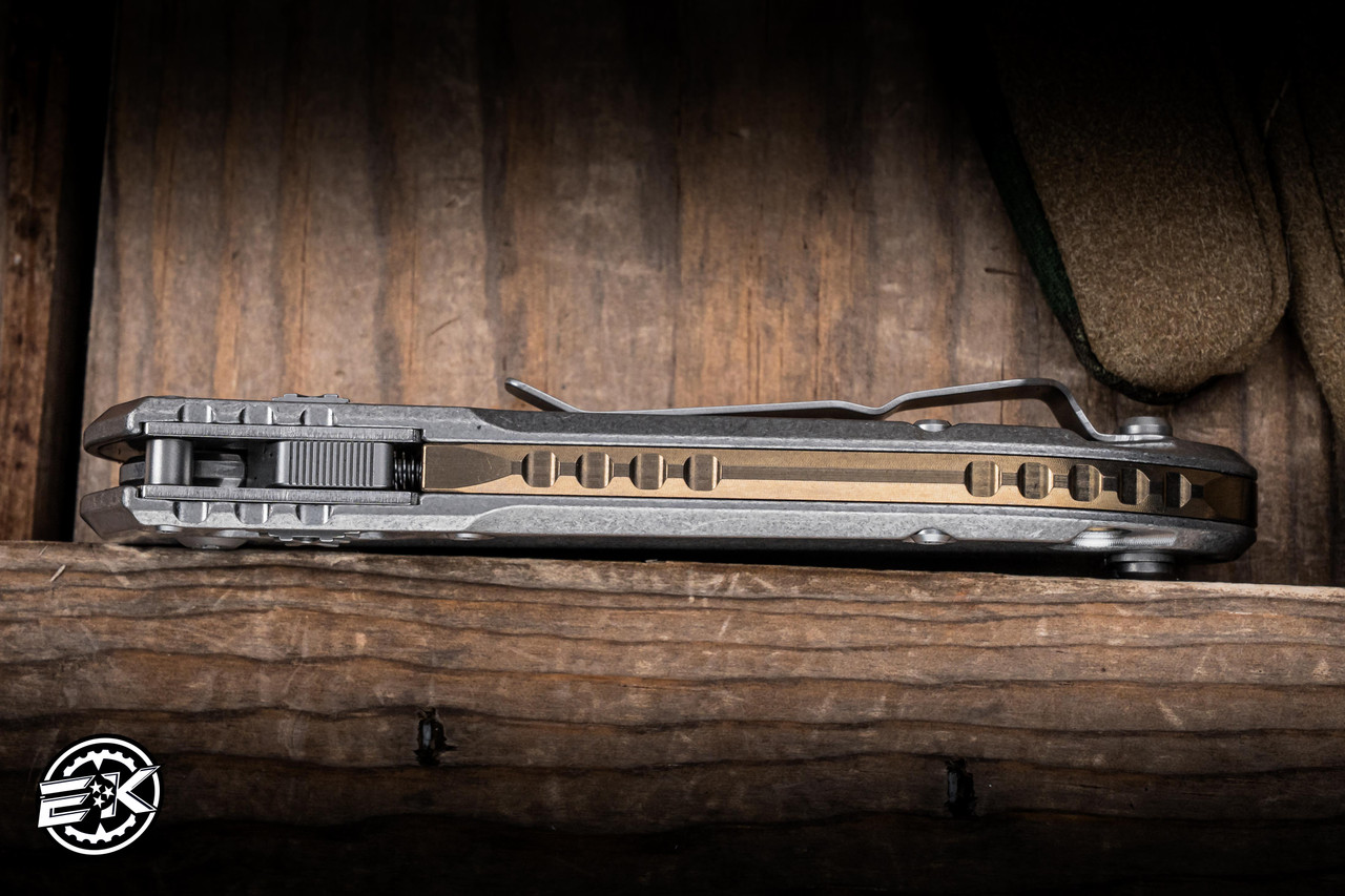 Microtech Marfione Select LUDT Ram Lok Titanium 3.4