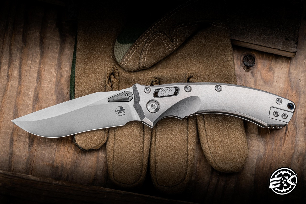 Microtech/Marfione Select Amphibian Mini Ram-LOK Titanium 3.25