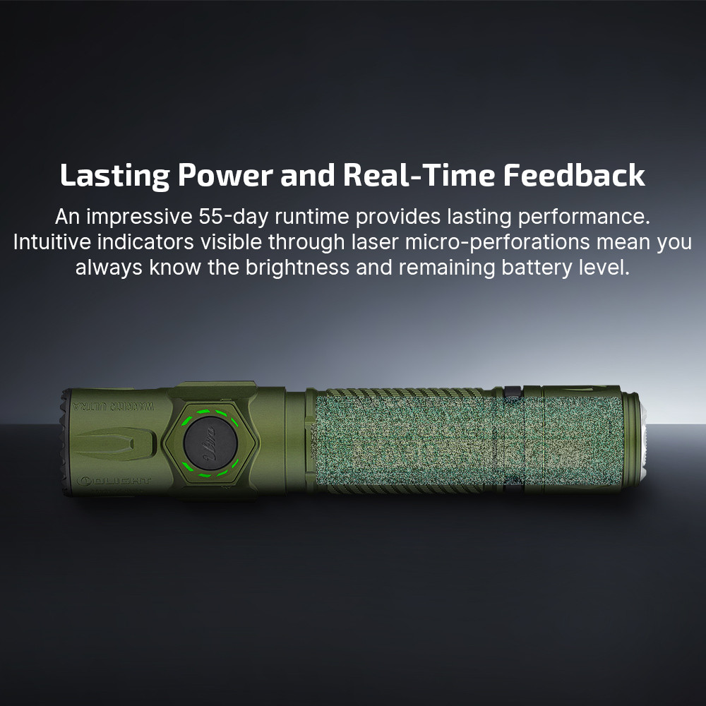 Olight Warrior Ultra 2500 Lumens Tactical Flashlight-O Aluminum