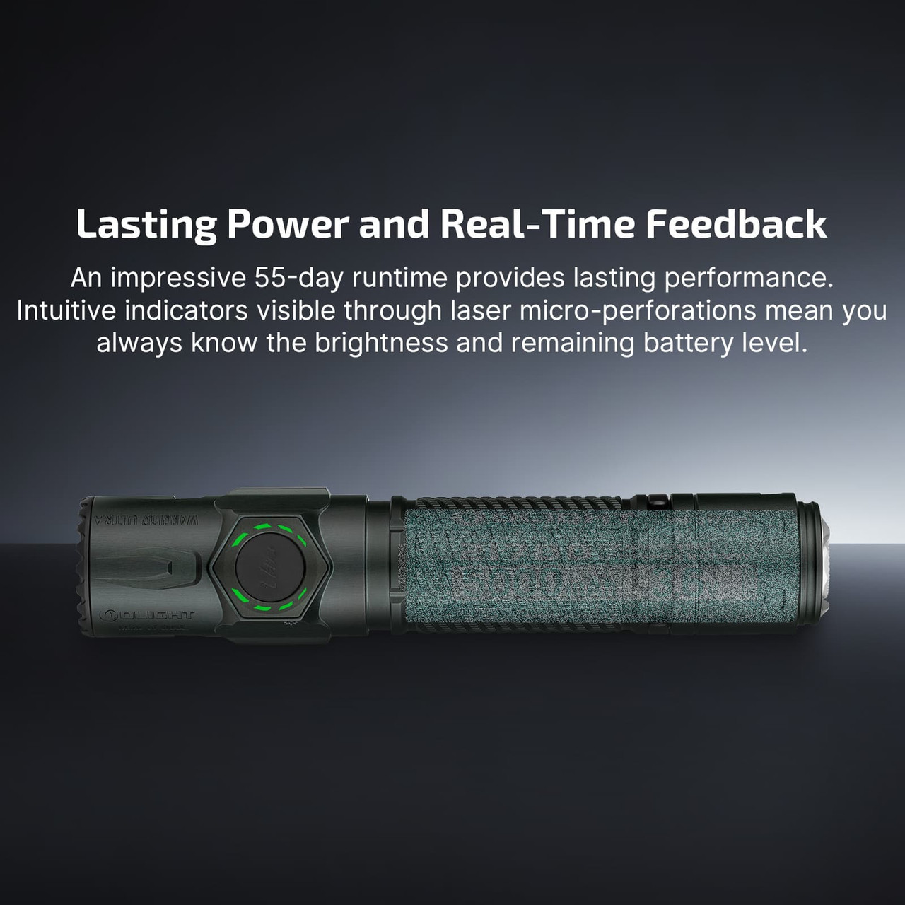 Olight Warrior Ultra Tactical Flashlight 2500 Lumens -Stealth Grey