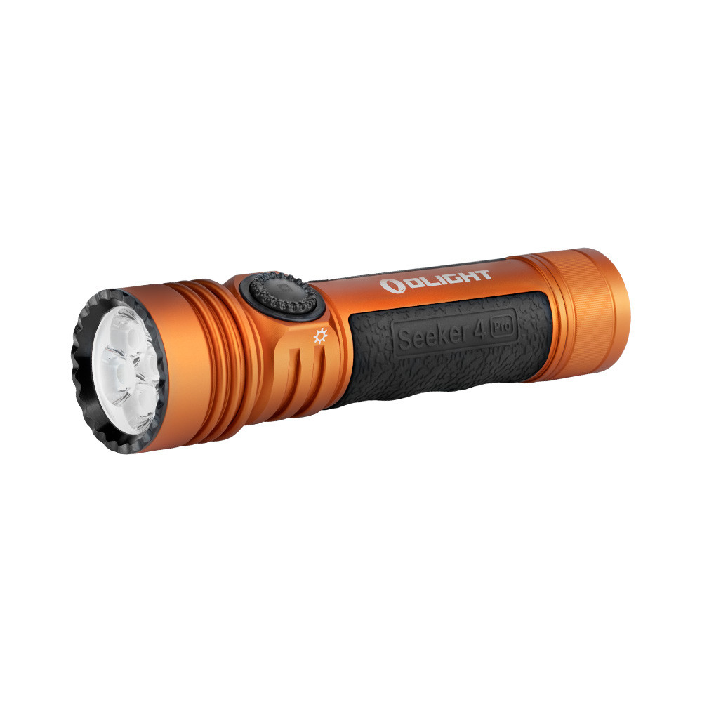 Olight Seeker 4 Pro High Power 4600 Lumens Flashlight-Orange
