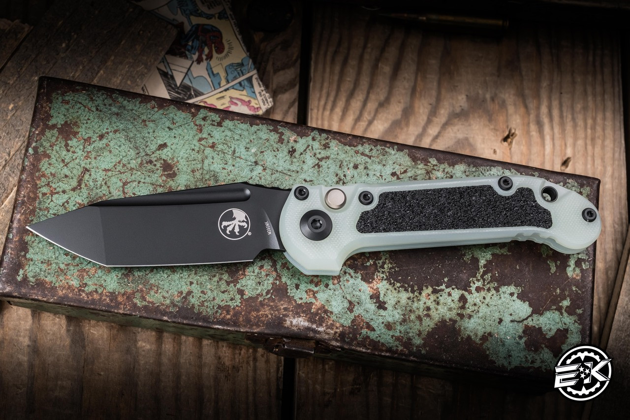 Microtech LUDT Gen III Automatic Jade Green G10 3.4
