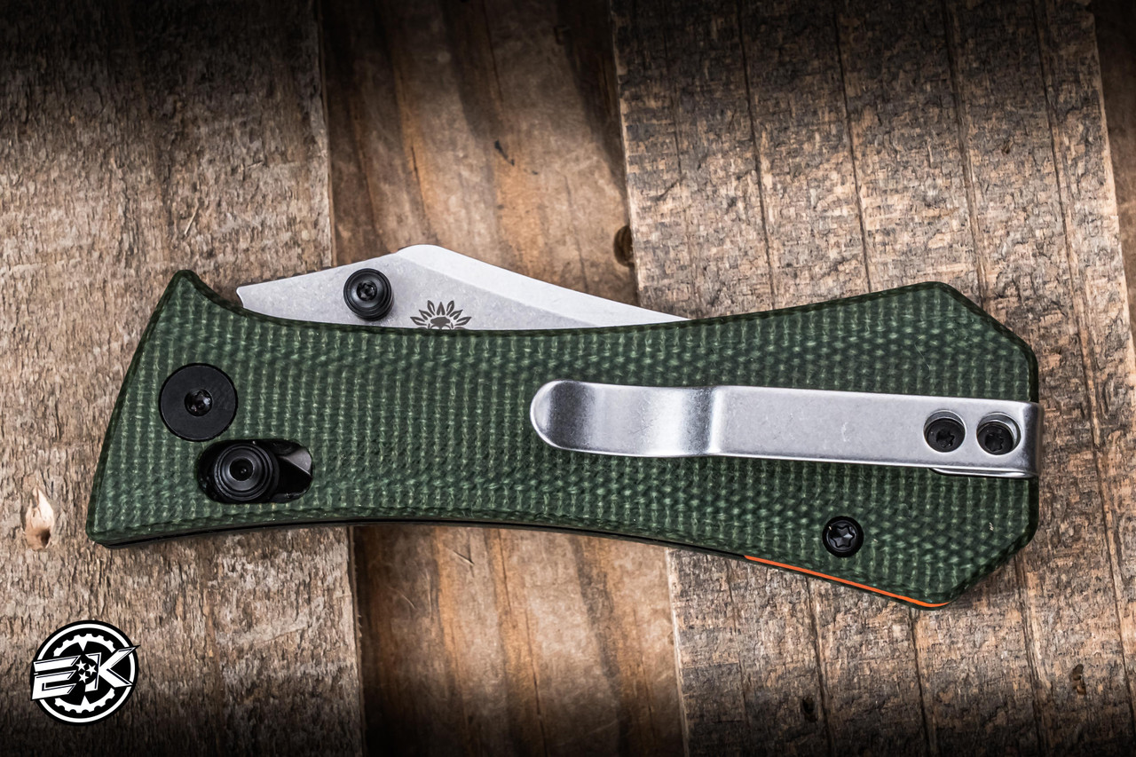 Auxiliary Manufacturing Deadhead Pocket Bowie Crossbar Lock Green