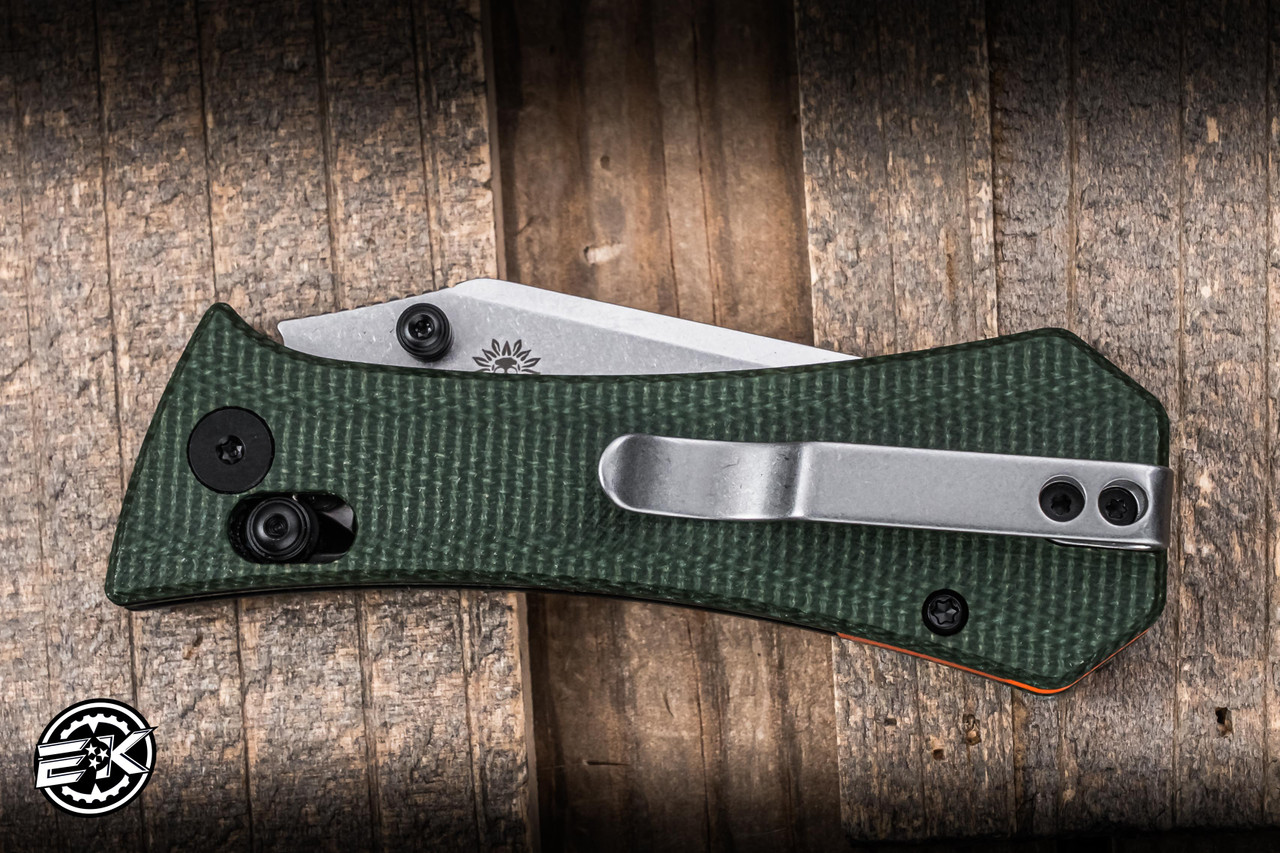 Auxiliary Manufacturing Deadhead Coffin Folding Knife Green