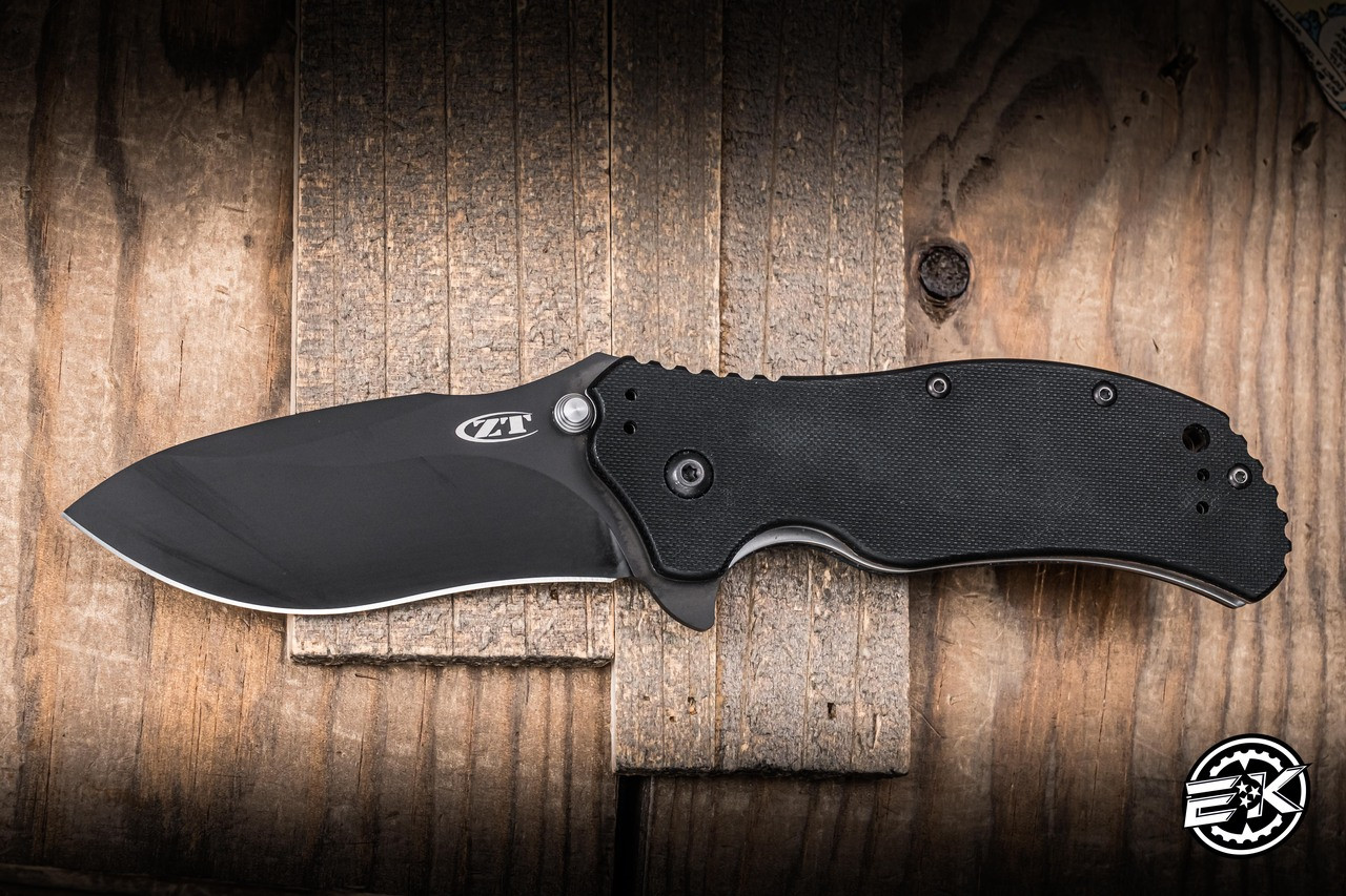 Preowned-Zero Tolerance 0350 Assisted Opening Flipper Knife Black