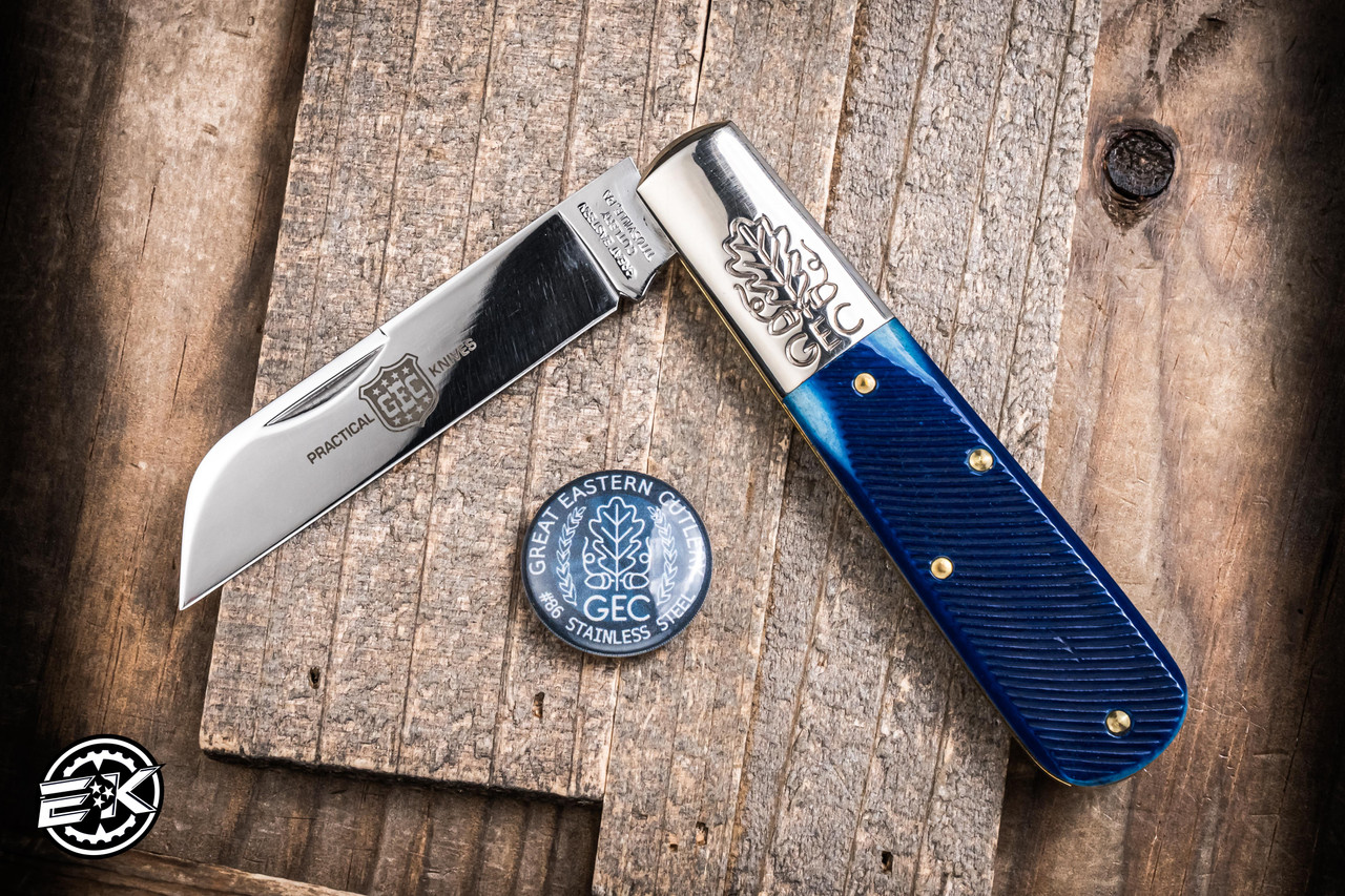Preowned-Great Eastern Cutlery Barlow Navy Sawcut Bone 3