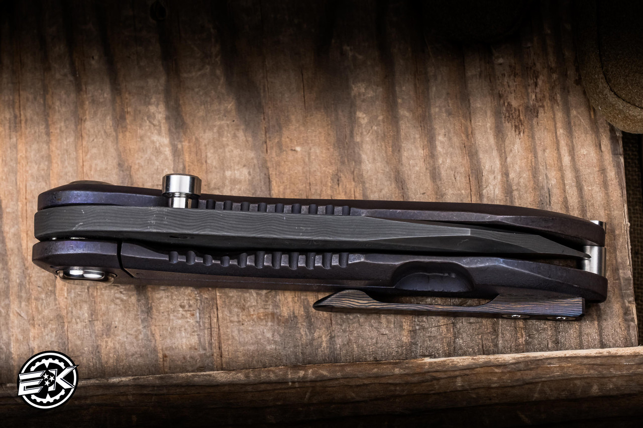 Preowned-DSK Tactical Knives Javelina Purple Titanium 3.7 Preowned-DSK Tactical Knives Javelina Purple Titanium 3.7