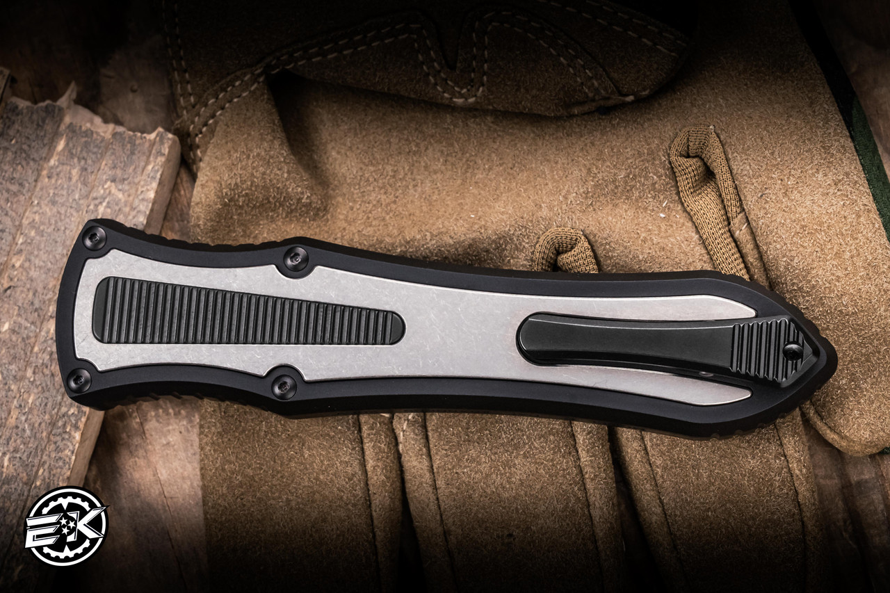 Preowned-Hawk Knives Deadlock Model C OTF Titanium Inlay 3.5