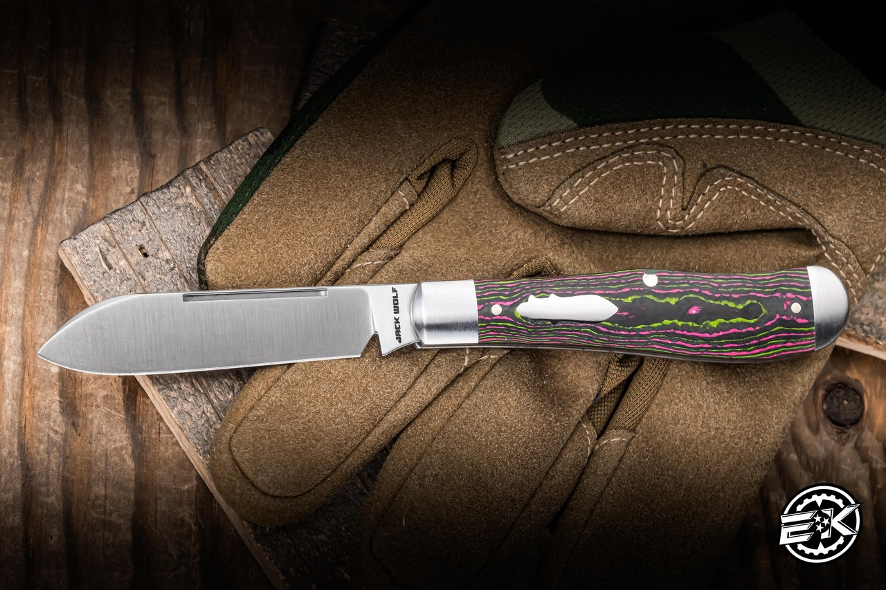 Jack Wolf Knives Eureka Slipjoint Folding Knife Watermelon Sugar