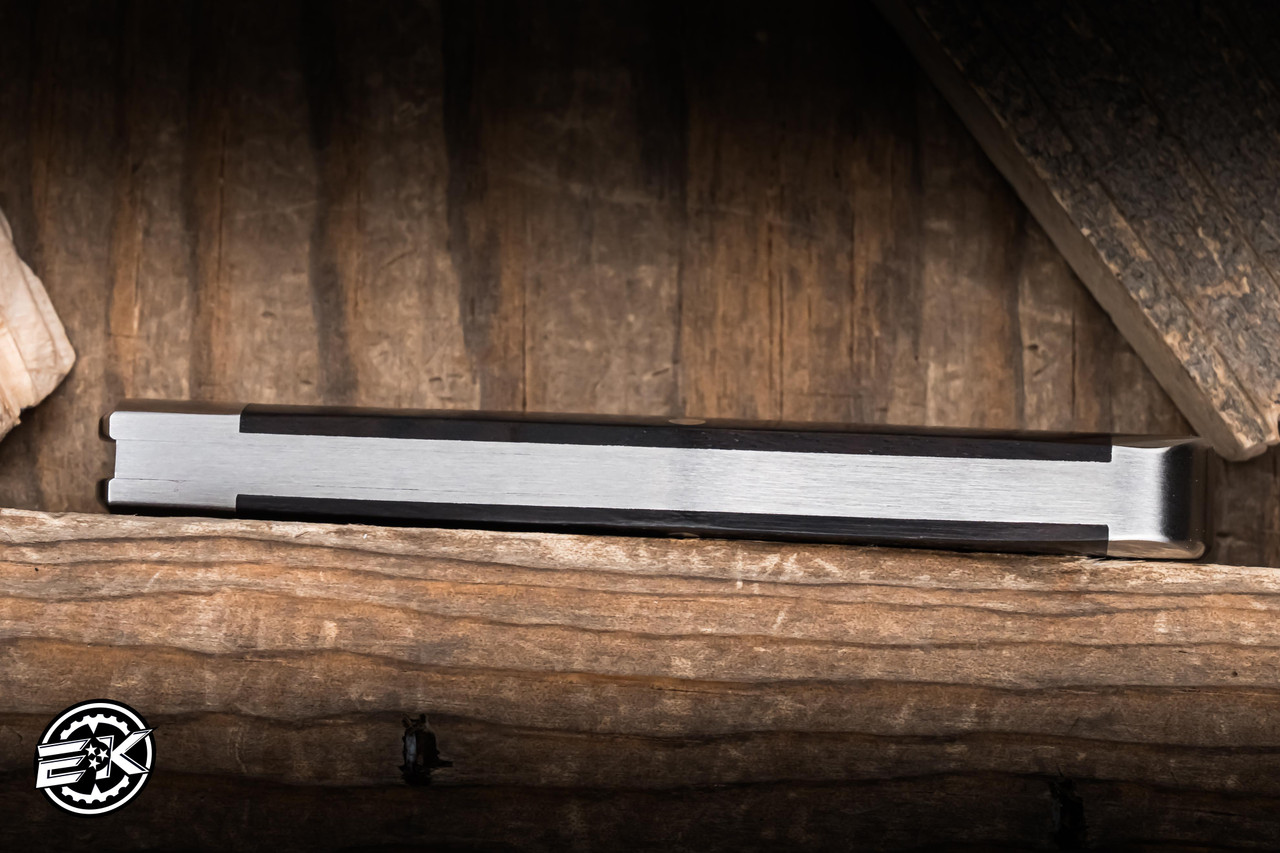 Jack Wolf Knives Eureka Slipjoint Folding Knife Ebony 2.83