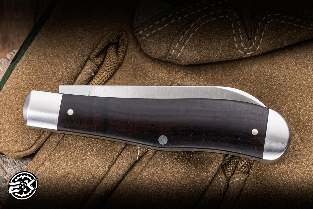 Jack Wolf Knives Eureka Slipjoint Folding Knife Ebony 2.83