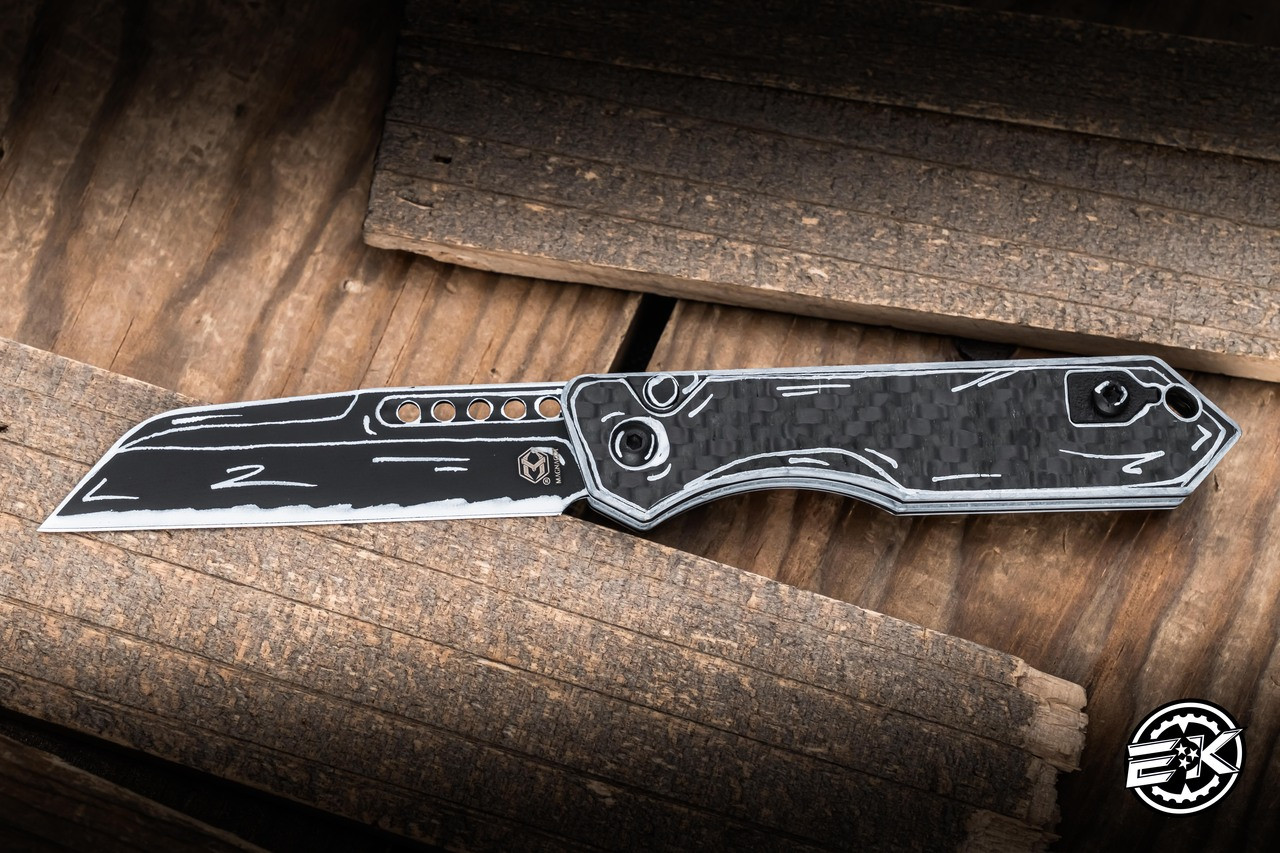 Heretic Knives Jinn Automatic Cel Shade Glow Carbon Fiber 3