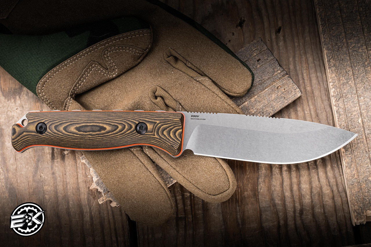 Preowned-Benchmade Saddle Mountain Skinner Fixed Blade Knife