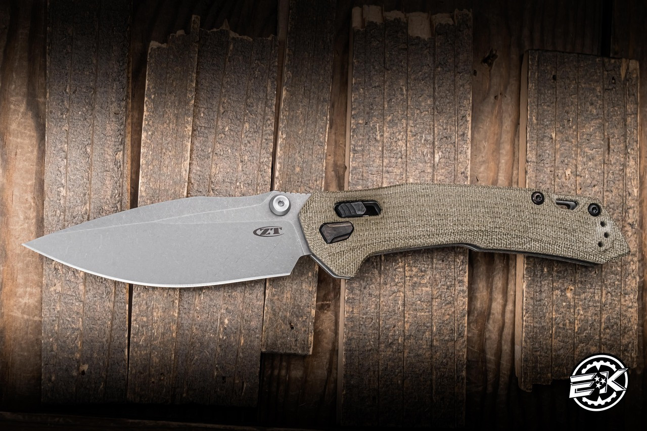 Zero Tolerance 0203 DuraLock OD Green Micarta 4