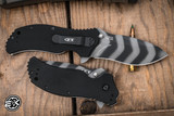 Zero Tolerance 0350TS Assisted Flipper Knife Black G10 3.25" S30V Tiger Stripe 