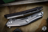 Zero Tolerance 0462 Sinkevich Red Carbon Fiber Flipper Knife 3.7\" Stonewash/Satin