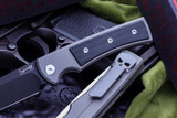 Ramon Chaves Ultramar Liberation Flipper Black Micarta (PVD Stonewash)